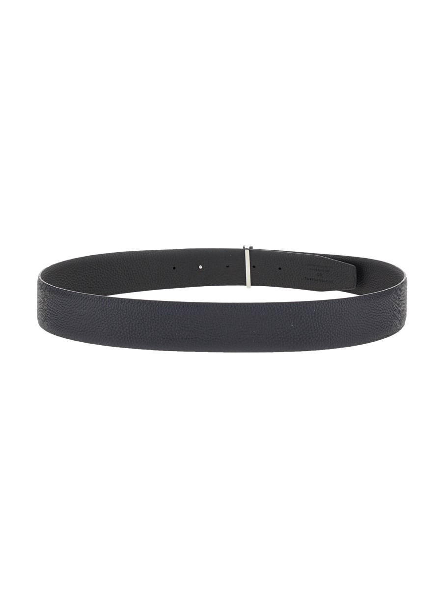 TOM FORD - REVERSIBLE GRAINED LEATHER BELT WITH T-BUCKLE BUCKLE - Eleonora  Bonucci