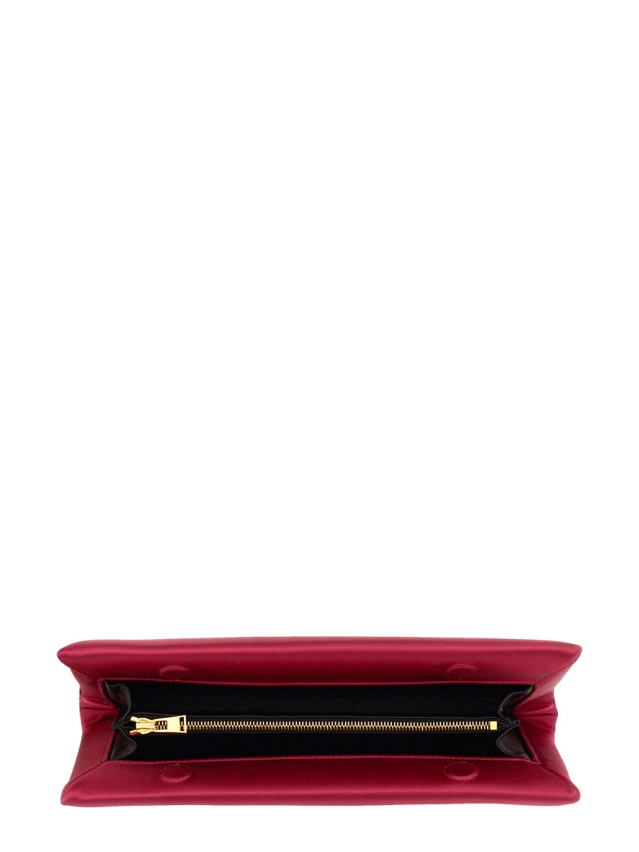 Tom Ford - Ava Black Satin Clutch