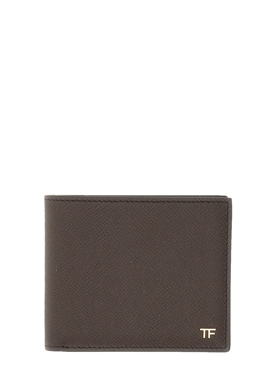 TOM FORD - HAMMERED LEATHER BIFOLD WALLET - Eleonora Bonucci