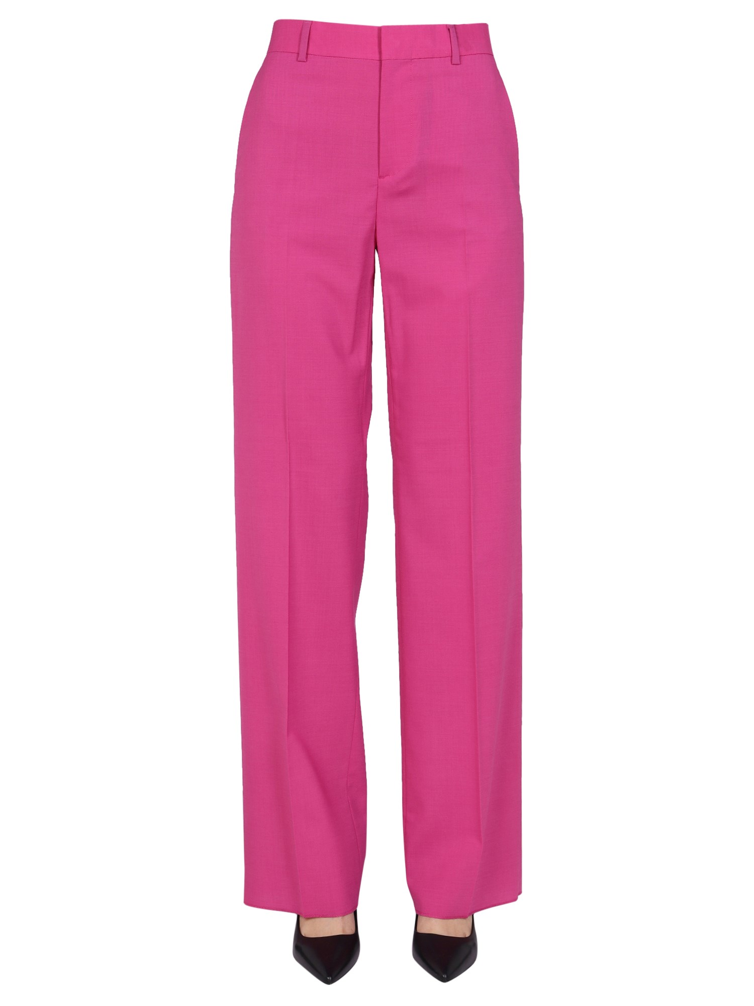 Shop Dsquared2 Slouchy Pants In Fuchsia