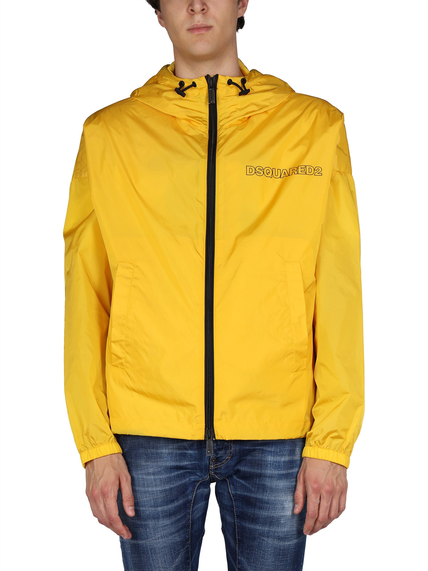 dsquared windbreaker with logo