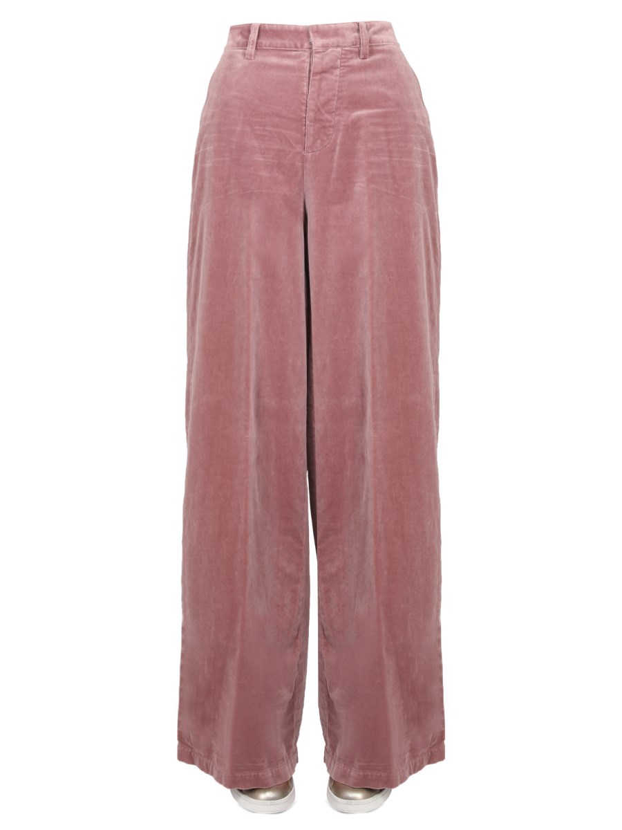 DSQUARED PANTALONE WIDE LEG A COSTE