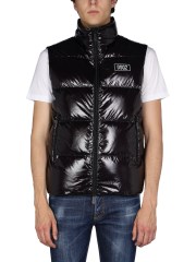 DSQUARED - GILET "PUFFER" CON PATCH LOGO