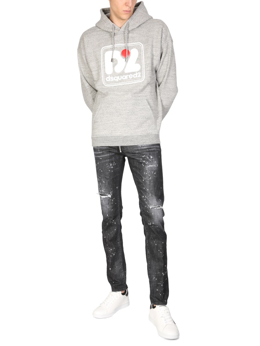 DSQUARED - WOOL LOGO SWEATER - Eleonora Bonucci