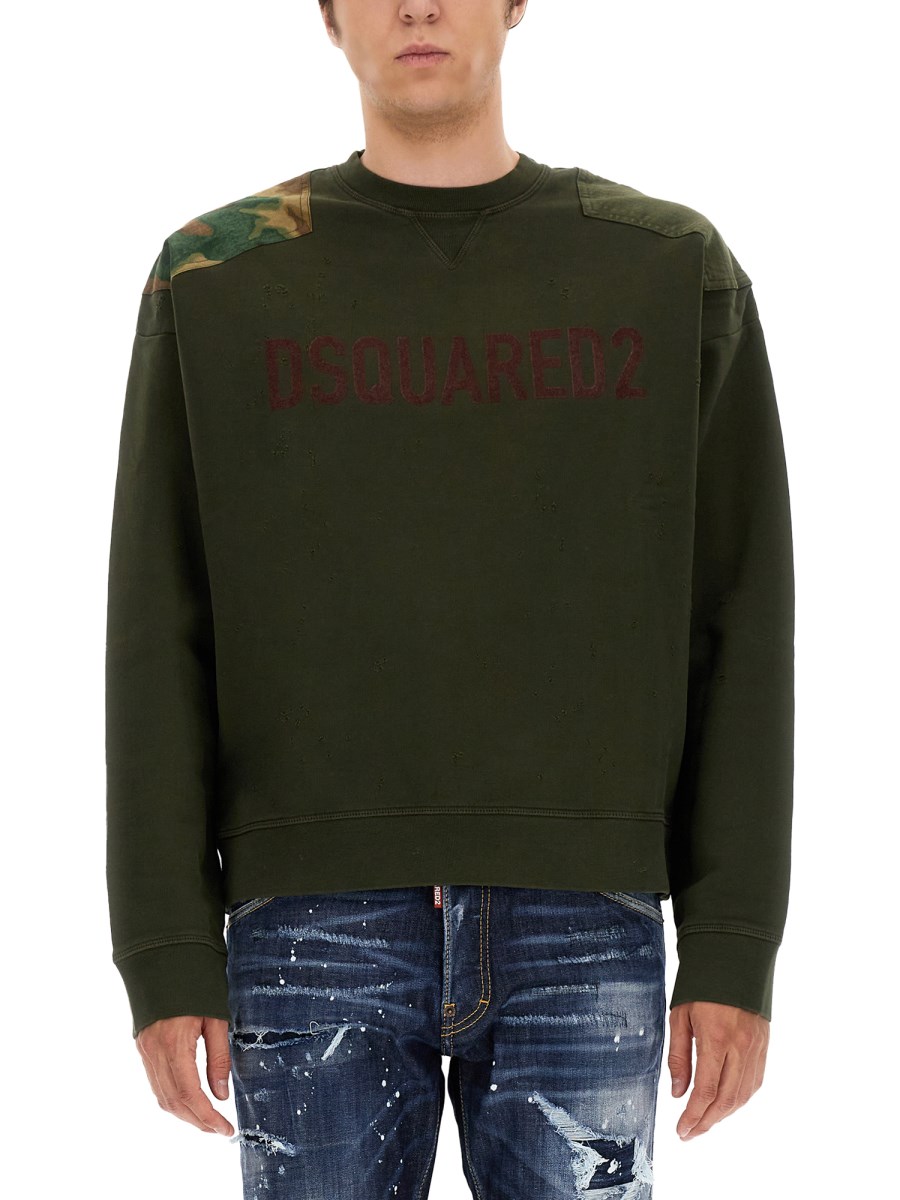 Green shop dsquared jumper