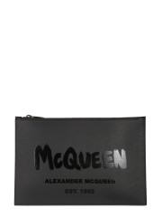 ALEXANDER McQUEEN - POUCH CON LOGO