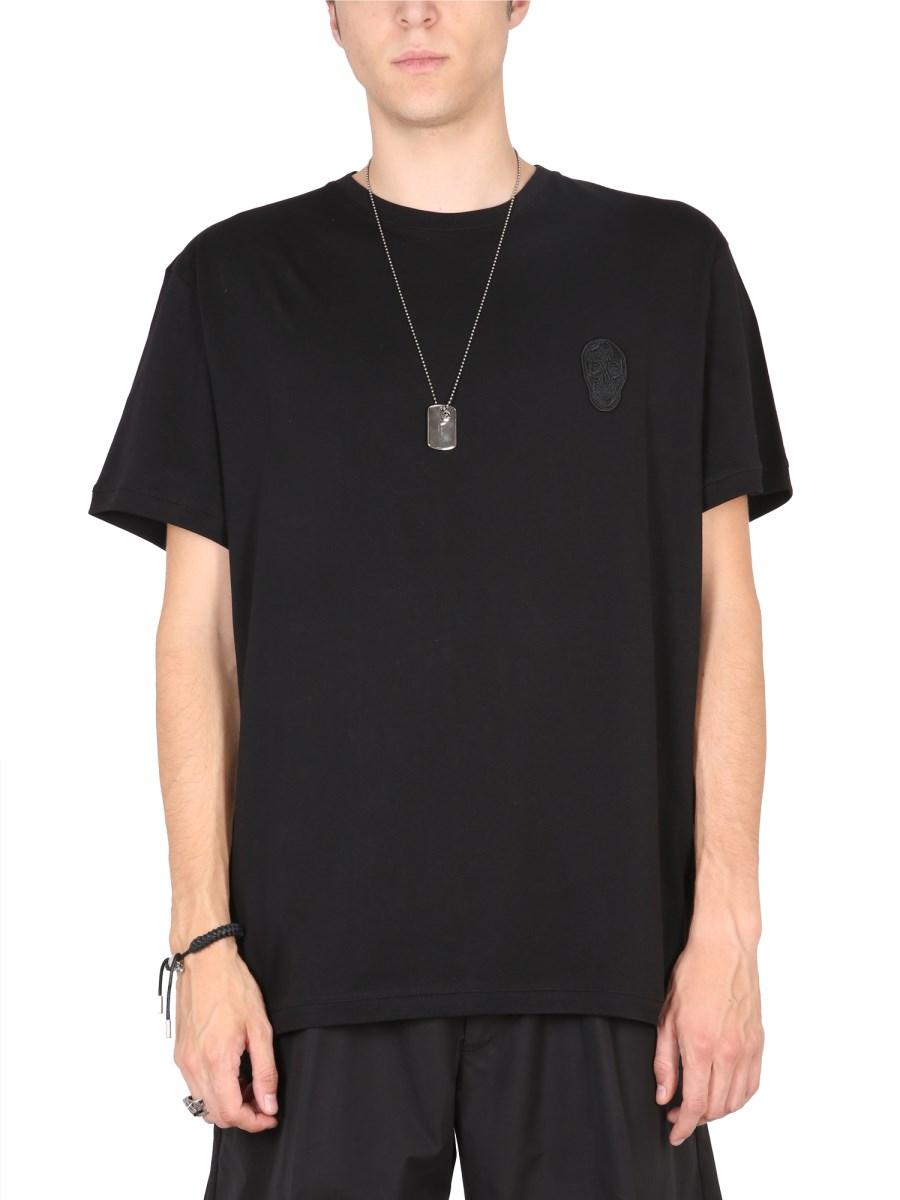 Alexander mcqueen outlet t shirt black