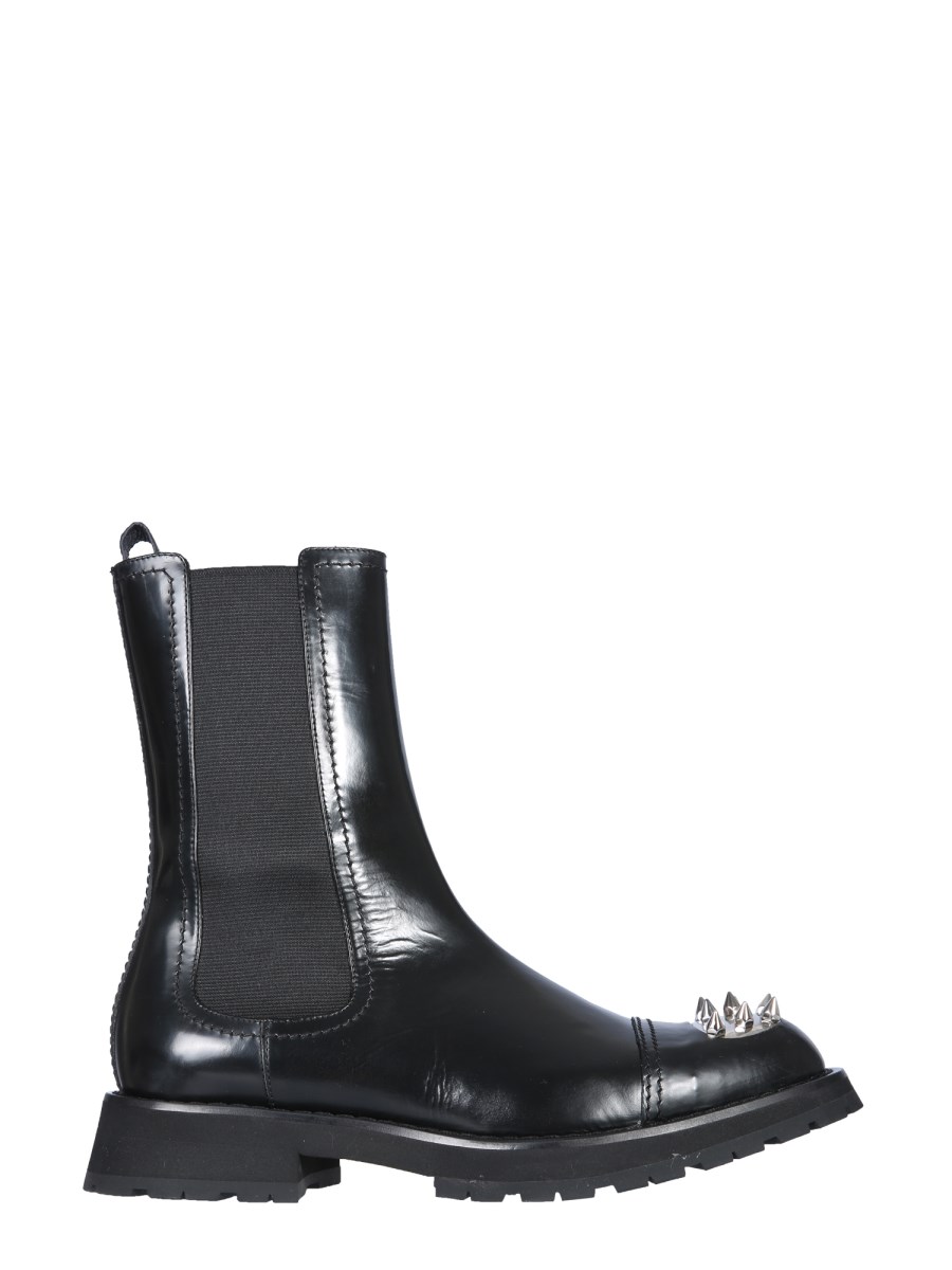 Alex black store stud chelsea boots