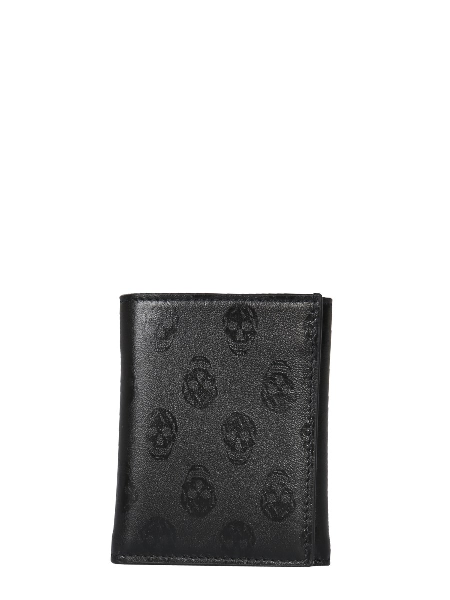 ALEXANDER McQUEEN - SKULL MINI LEATHER WALLET - Eleonora Bonucci