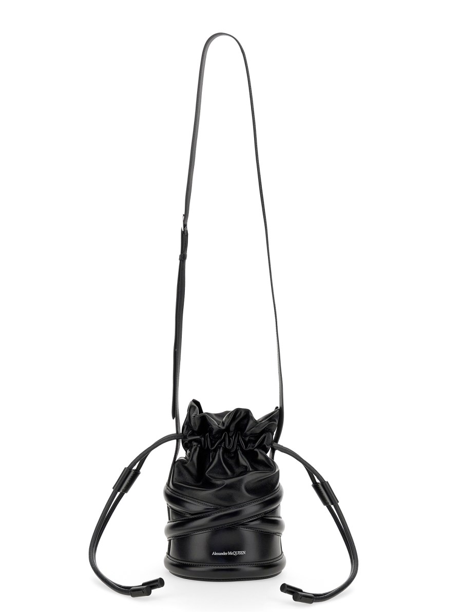 ALEXANDER McQUEEN BORSA THE SOFT CURVE IN PELLE