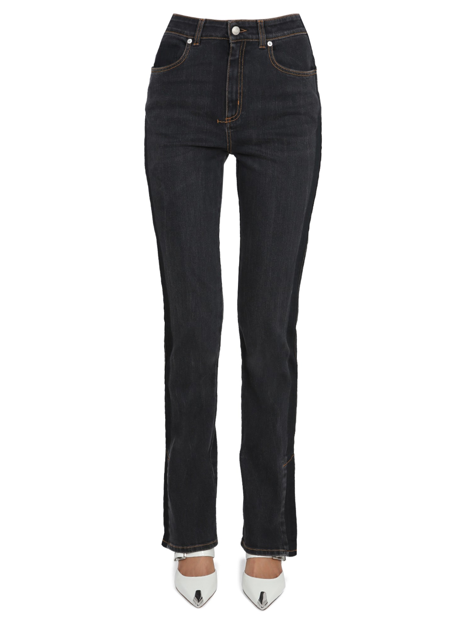 alexander mcqueen jeans wide leg