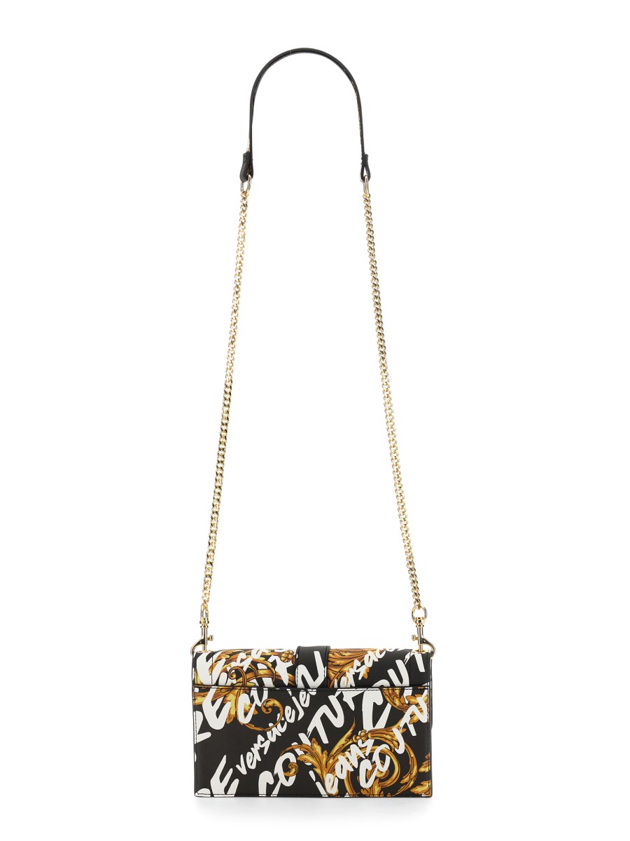 VERSACE JEANS COUTURE - BAROQUE PRINT FAUX LEATHER CROSSBODY BAG - Eleonora  Bonucci