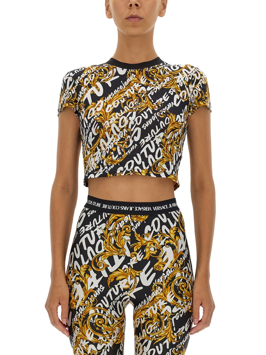 Brown Crop Top and Shorts Ensemble