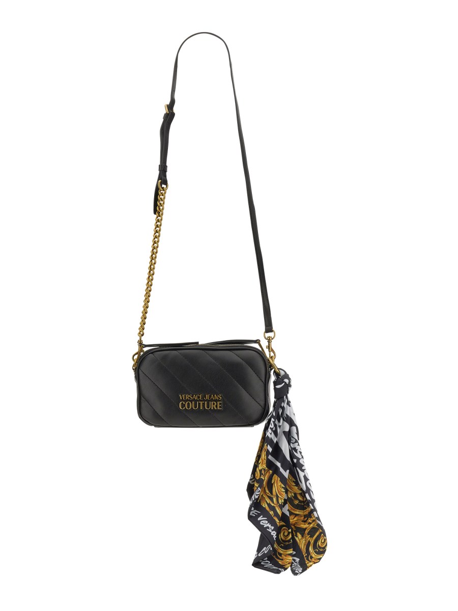 VERSACE JEANS COUTURE - HALF MOON BAG WITH V-EMBLEM - Eleonora Bonucci