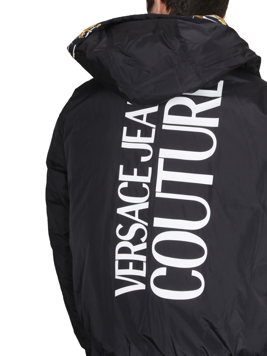 VERSACE JEANS COUTURE - REVERSIBLE NYLON LOGO JACKET - Eleonora