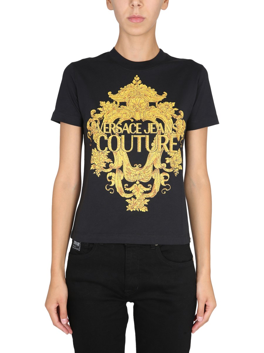 T shirt versace sales jeans couture donna