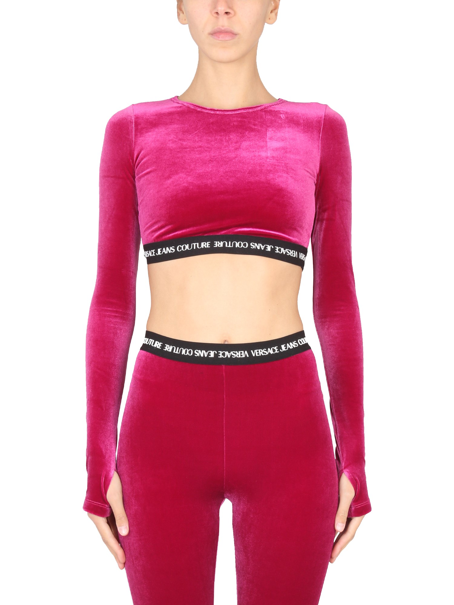 Versace Jeans Couture Top In Bordeaux