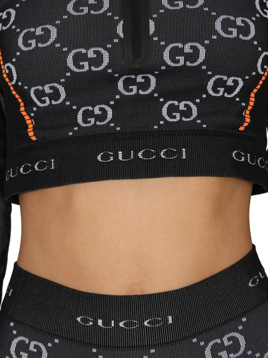 GUCCI - GG JERSEY JACQUARD LEGGINGS - Eleonora Bonucci