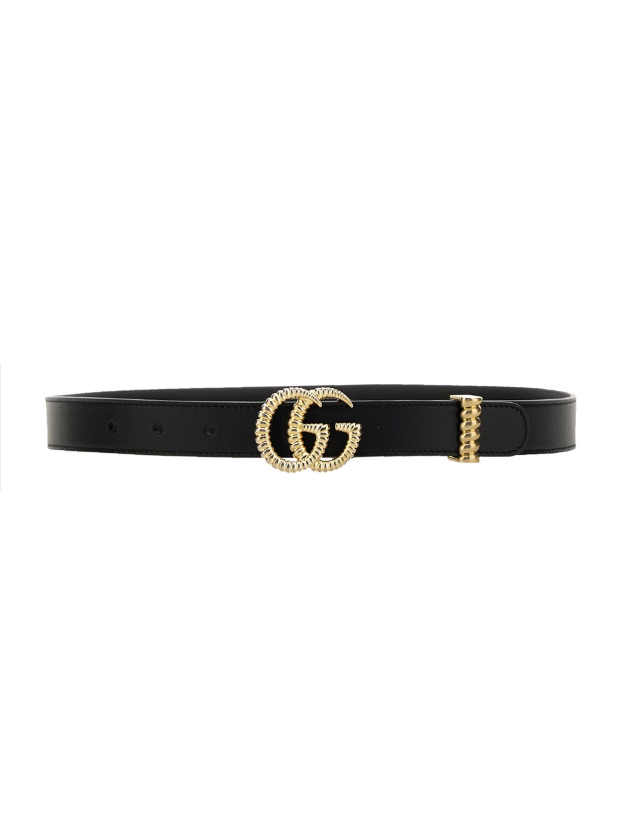 Gucci belt with 2025 torchon double g buckle