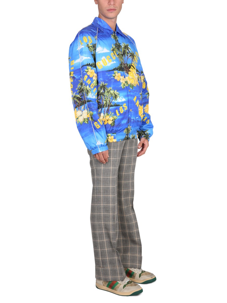 GIACCA IN NYLON CON STAMPA