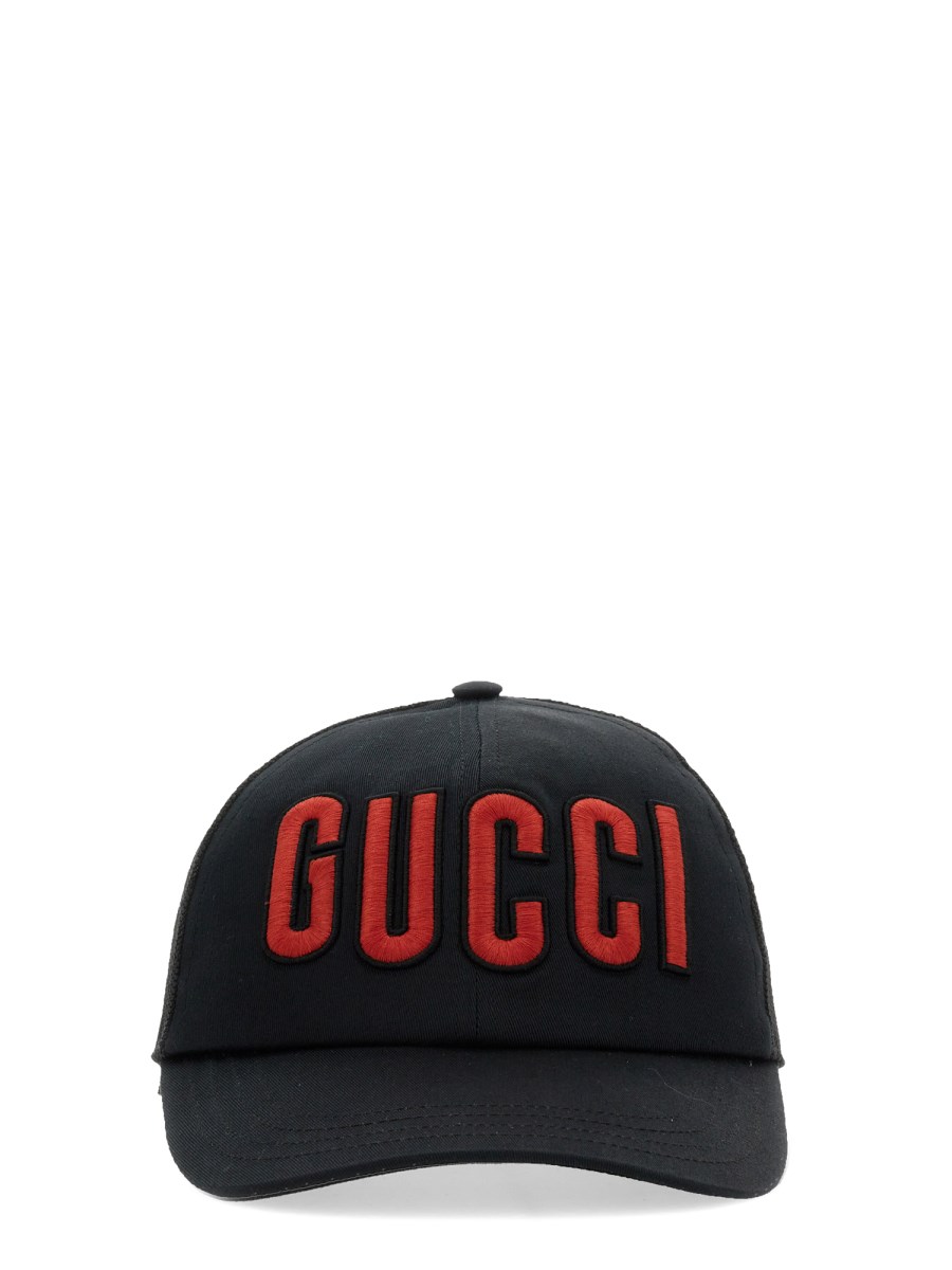 GUCCI COTTON BASEBALL CAP WITH LOGO PATCH Eleonora Bonucci