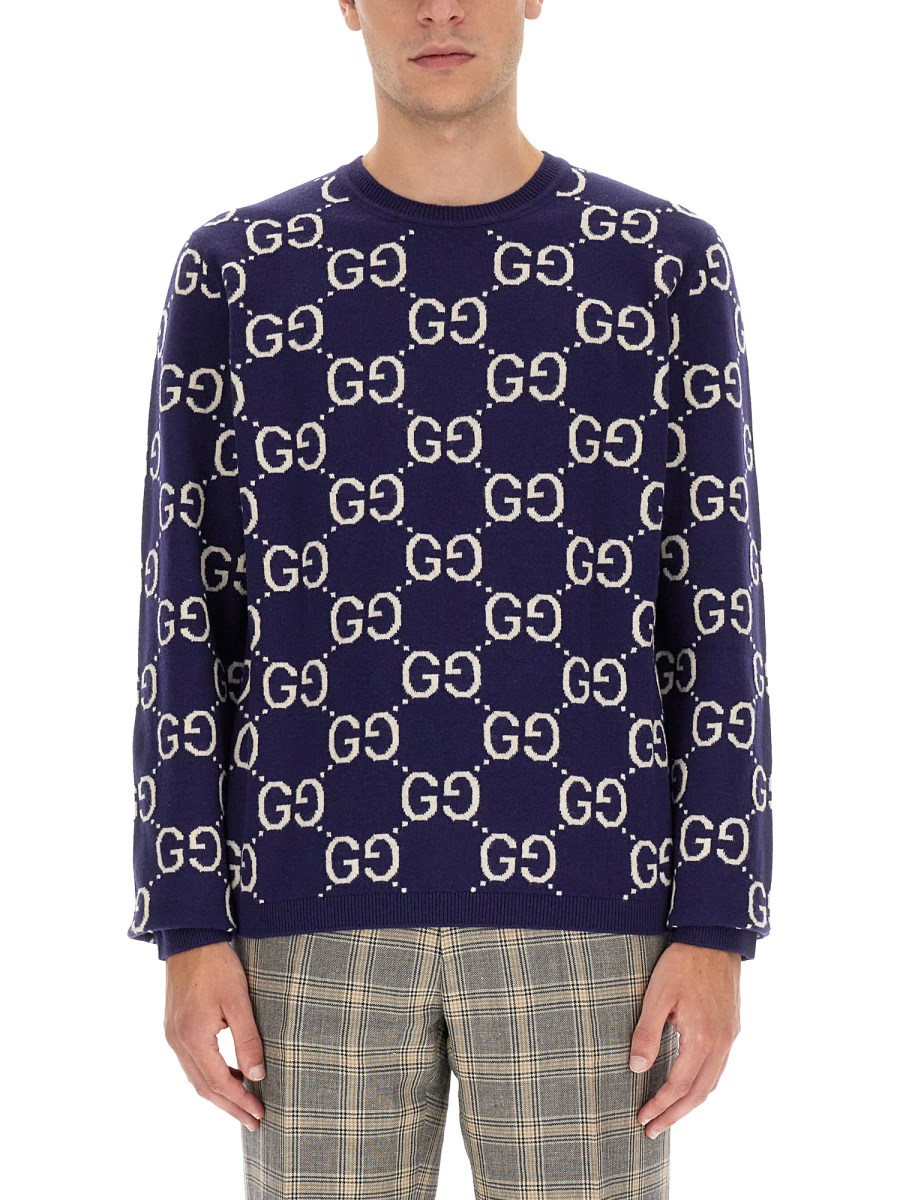 GUCCI GG WOOL JACQUARD SWEATER Eleonora Bonucci