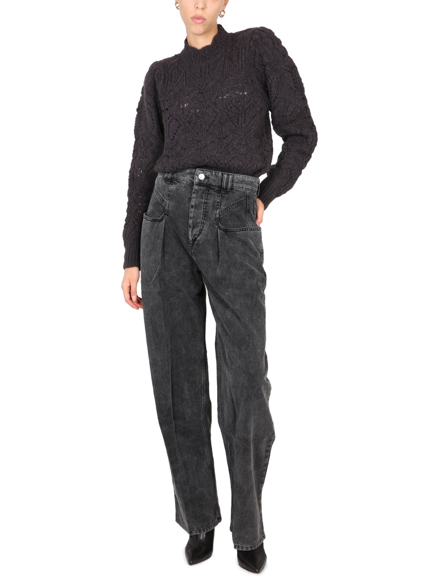 新品 ISABEL MARANT VETEA ワイドレッグ ジーンズ 36 新品 ISABEL MARANT VETEA ワイドレッグ ジーンズ 36 Vetan