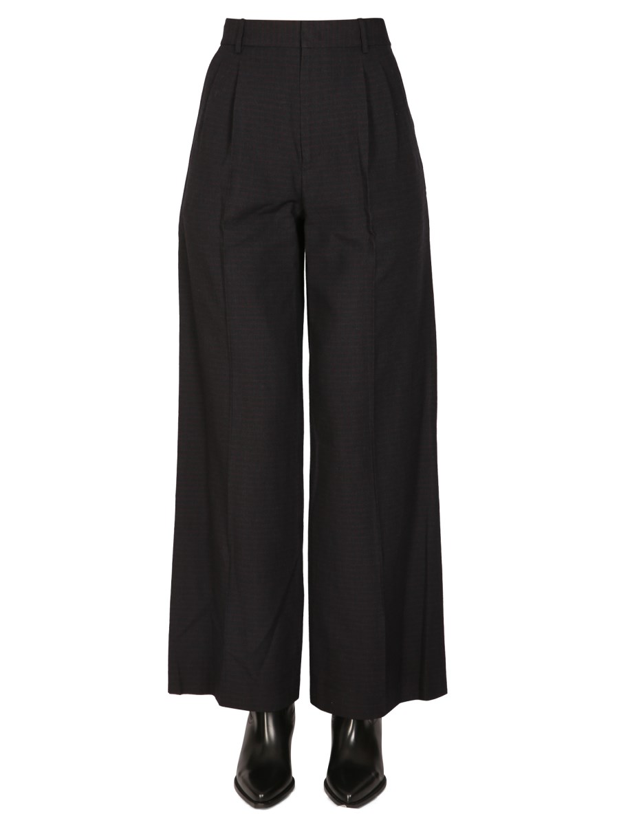 ISABEL MARANT PANTALONE "JESSINI" IN MISTO VISCOSA