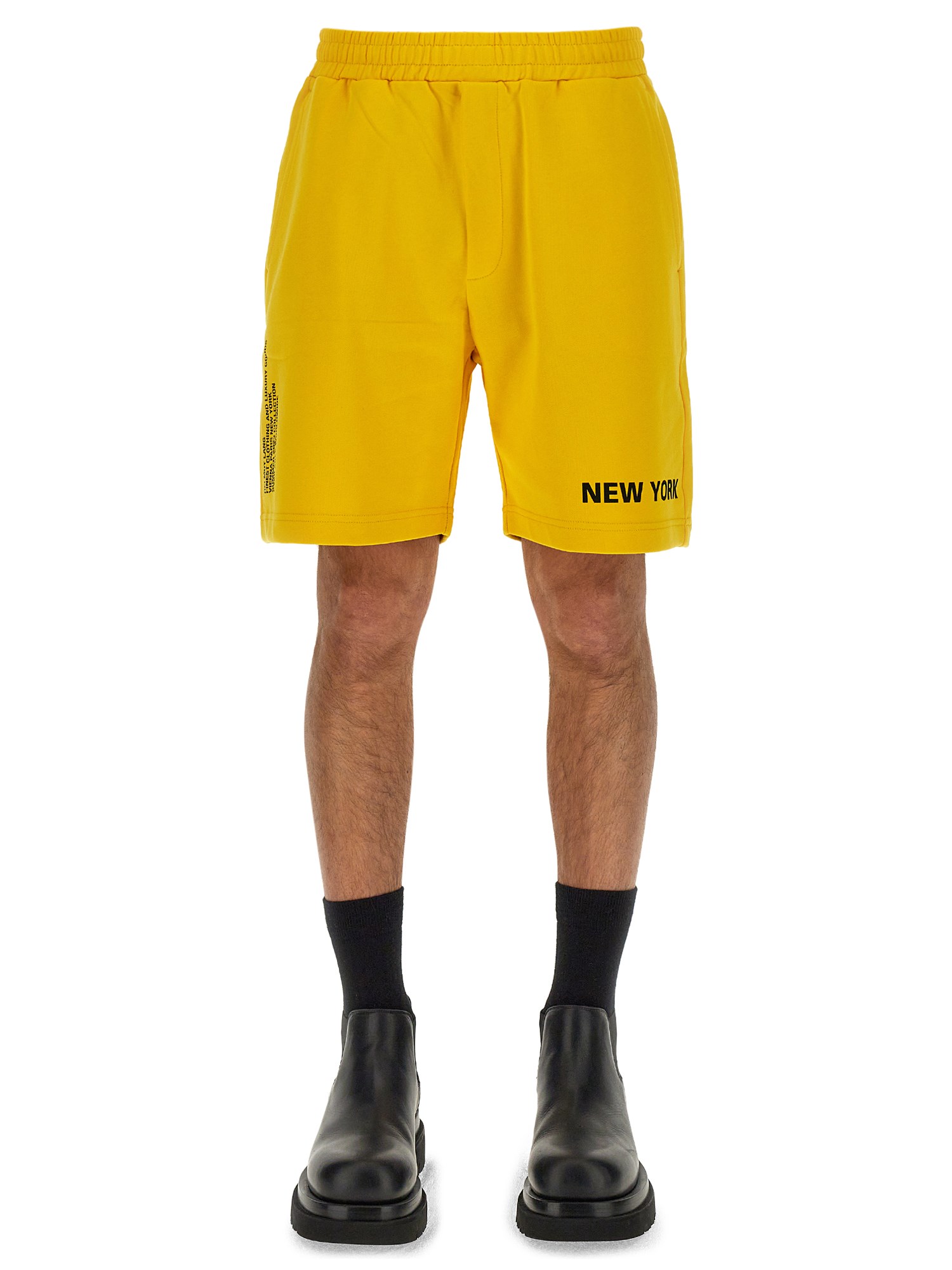 helmut lang bermuda shorts "new york"