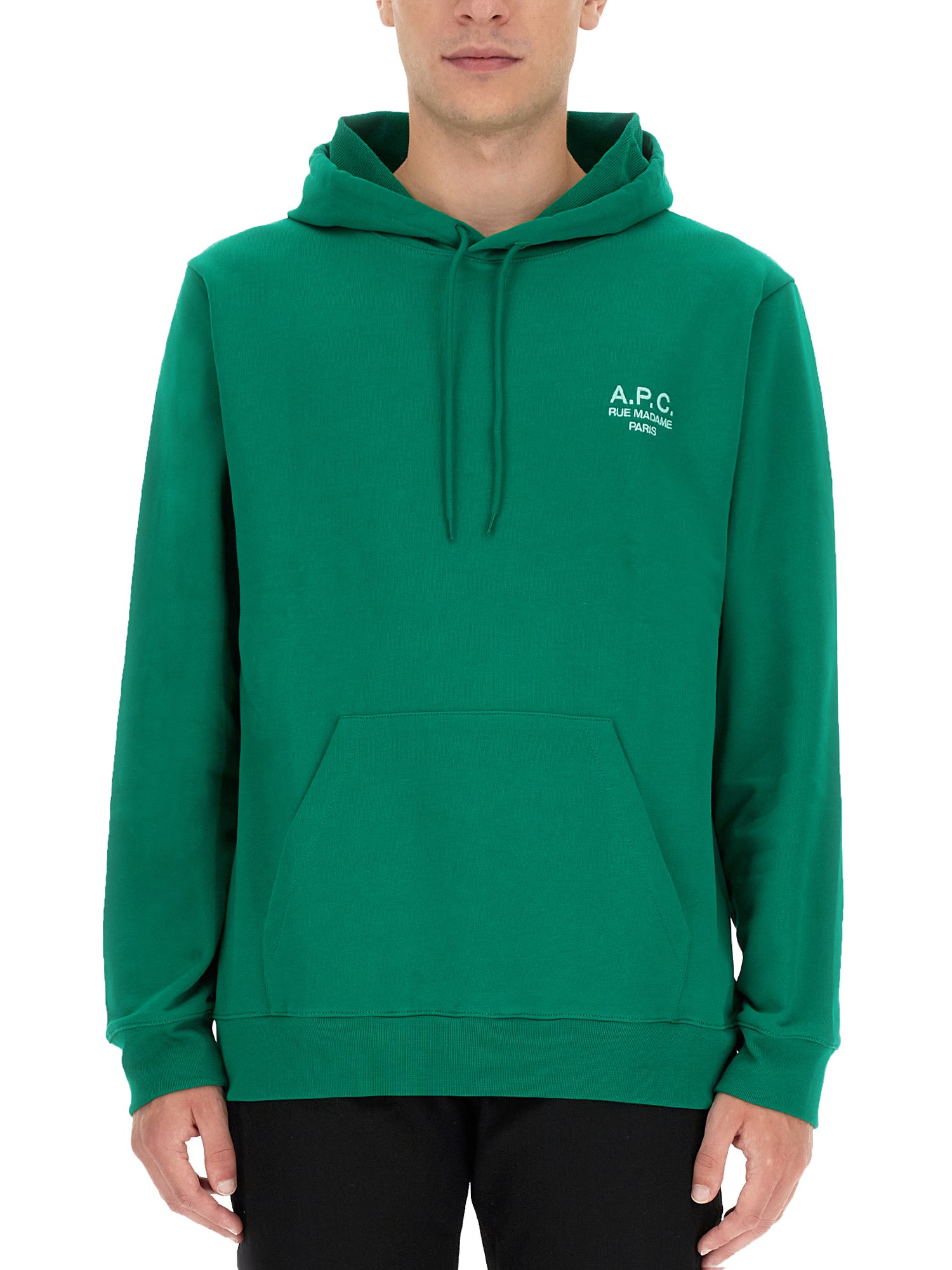 Shop Apc "marvin" Sweatshirt In Green