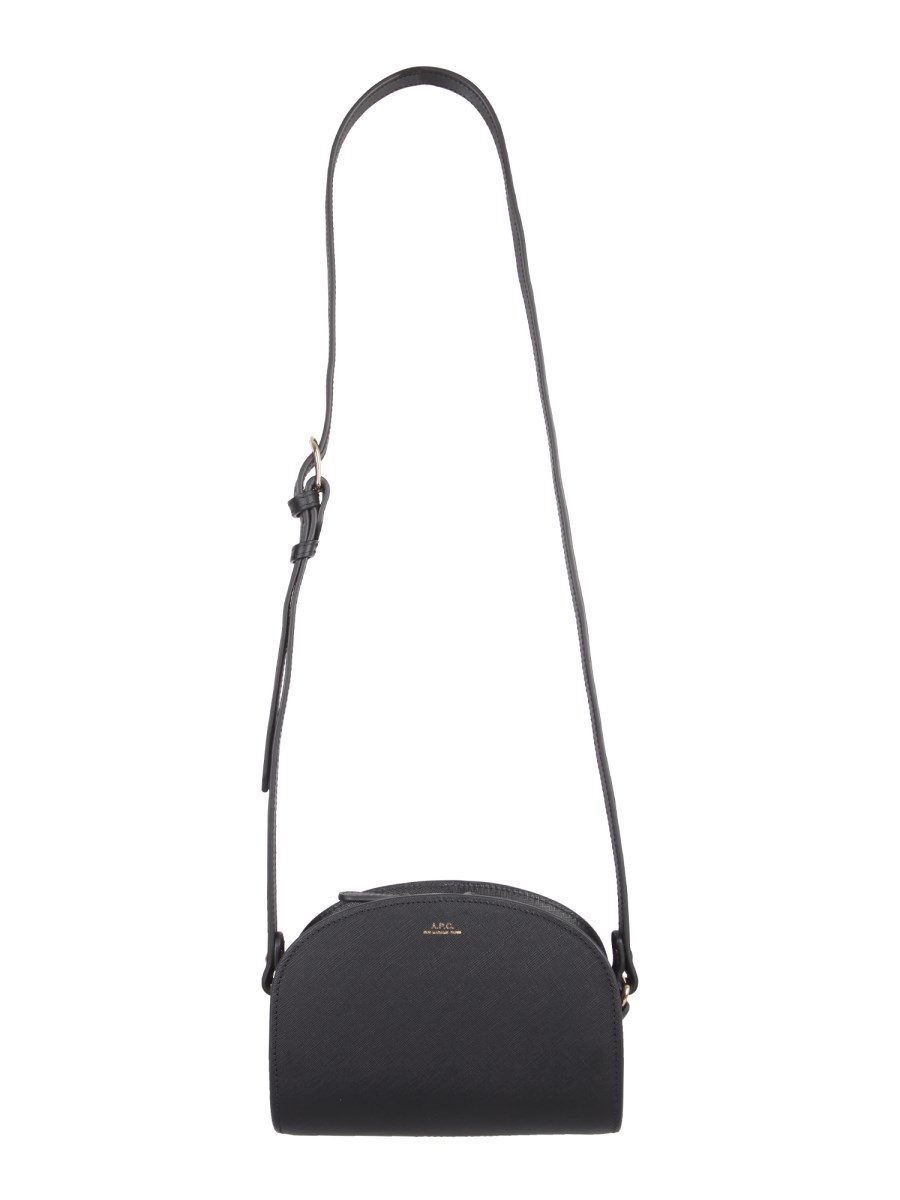 Apc saffiano sale half moon bag