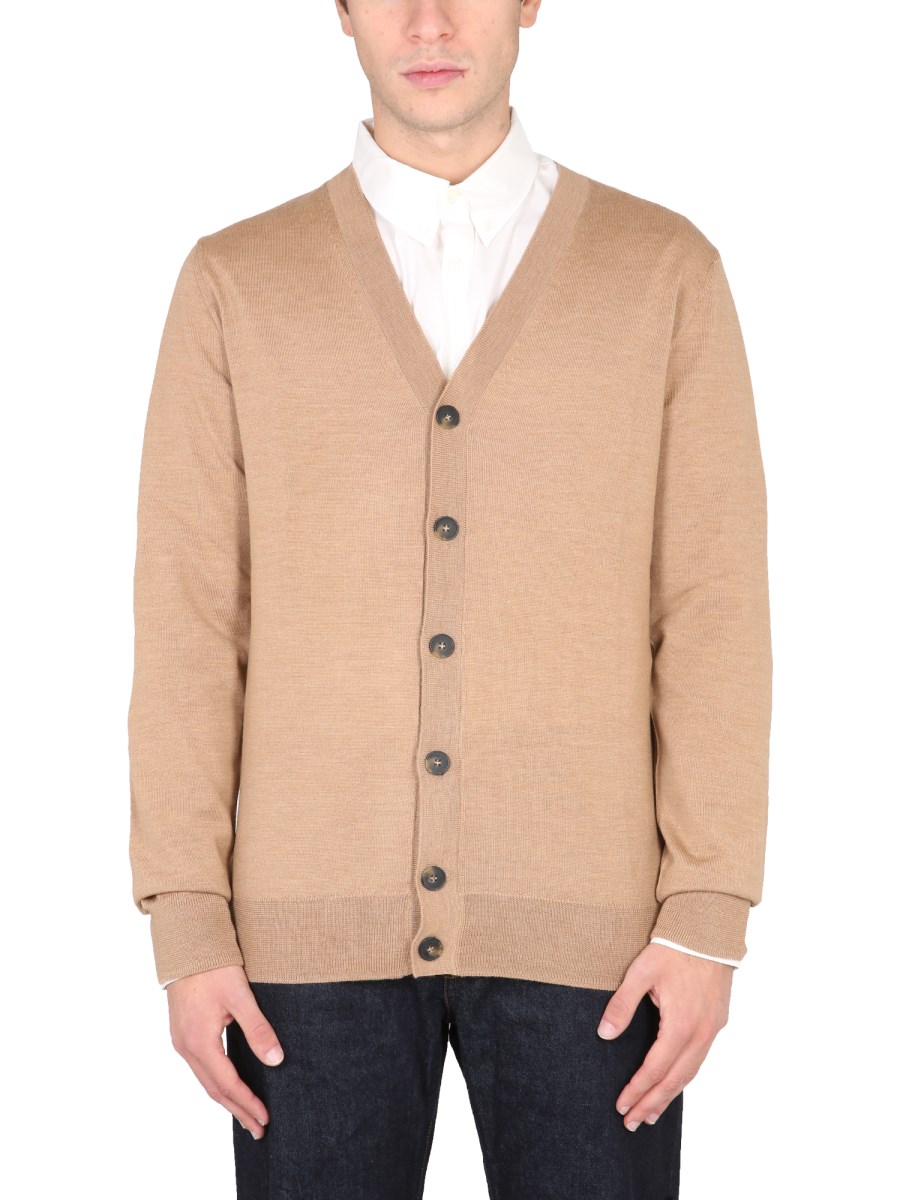 A.P.C. CARDIGAN "SAMUEL" IN LANA VERGINE