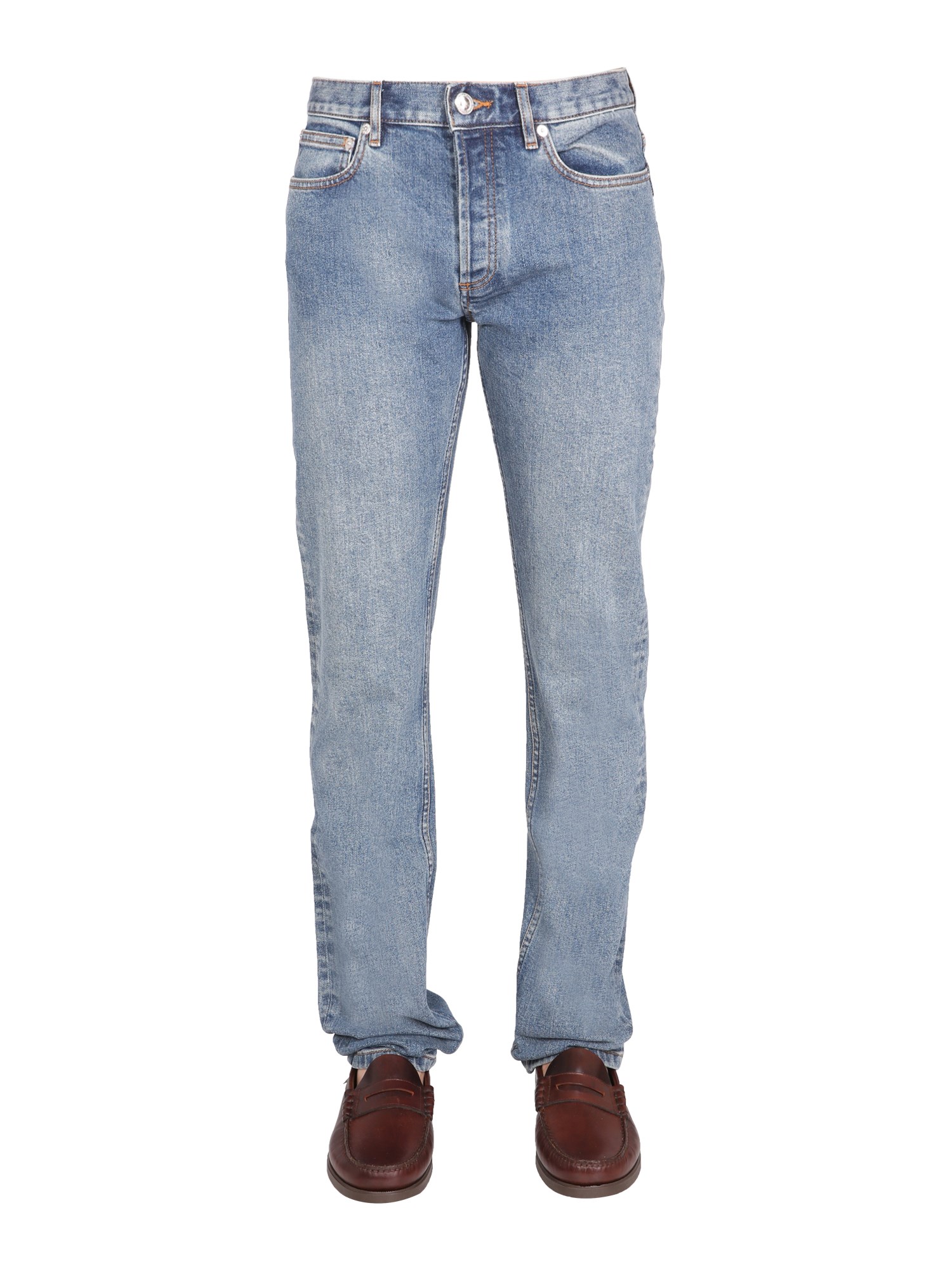 Apc Petit New Standard Jeans In Denim