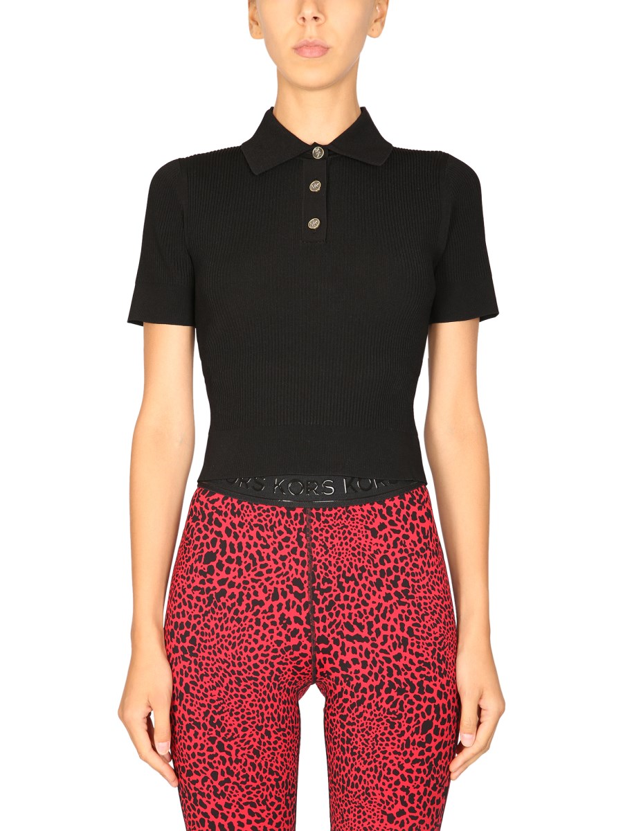 Michael kors cheap polo womens black