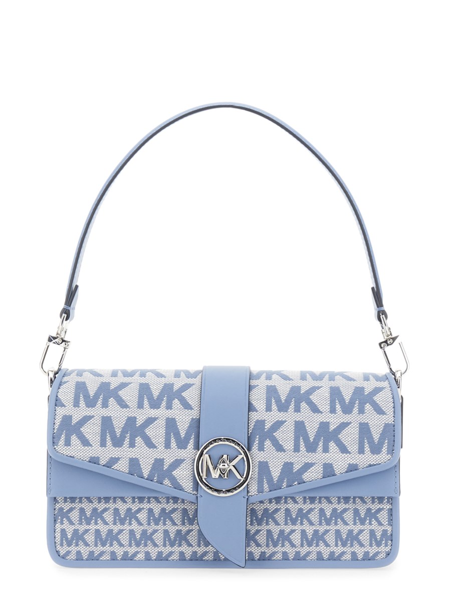Michael Michael Kors Greenwich Medium Logo Shoulder Bag - Farfetch