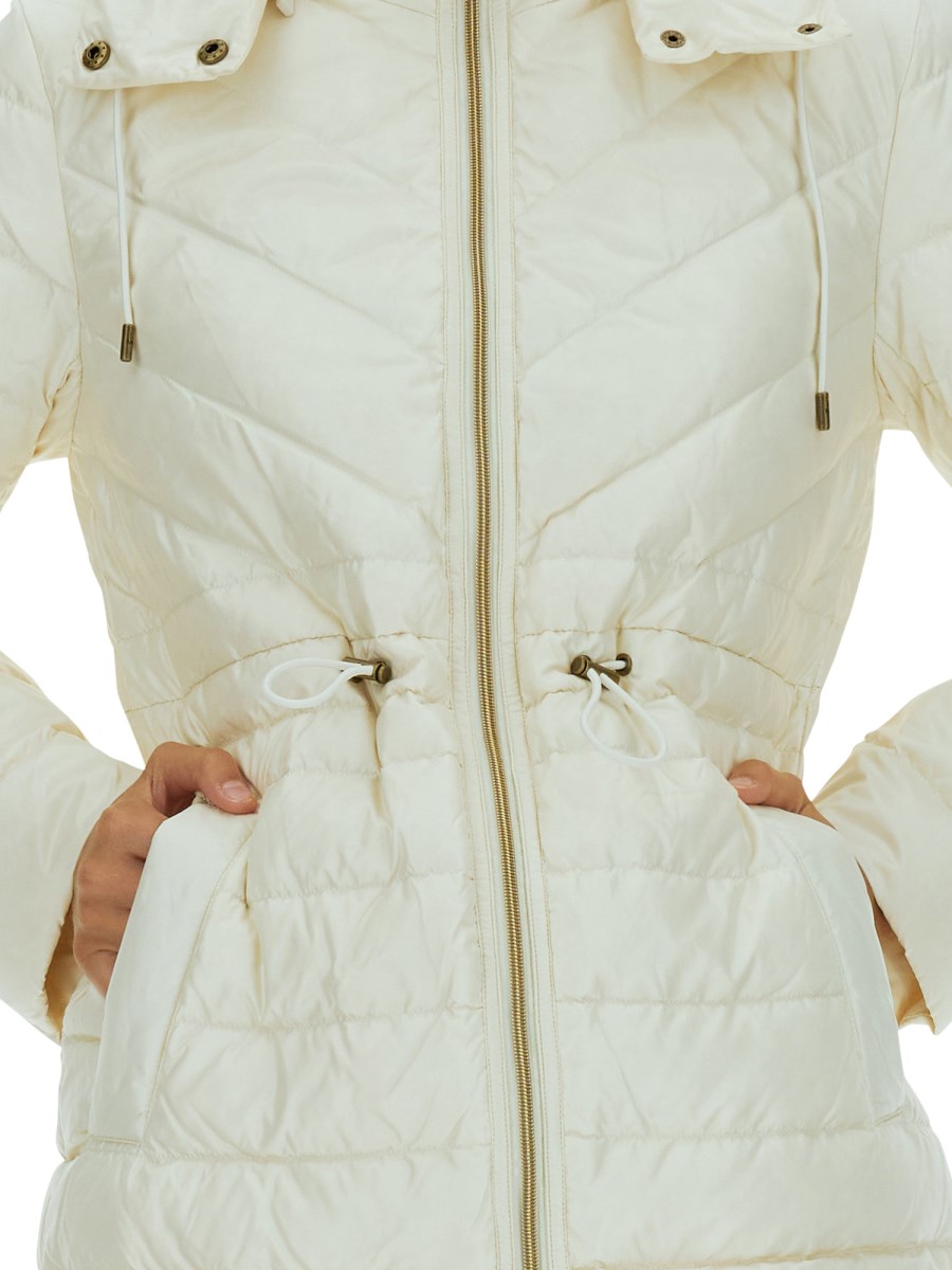 Barbour international superstock hot sale white quilted jacket