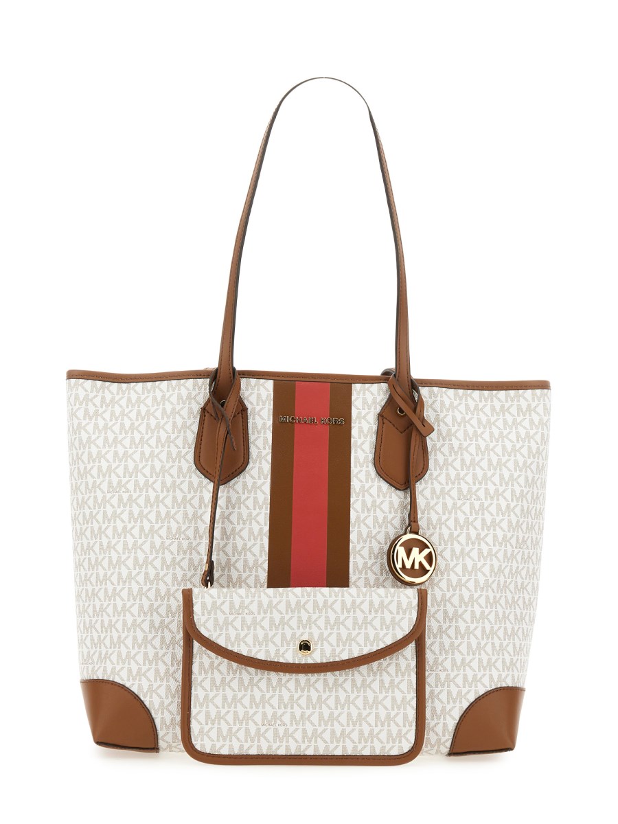 Michael kors hot sale canvas backpack