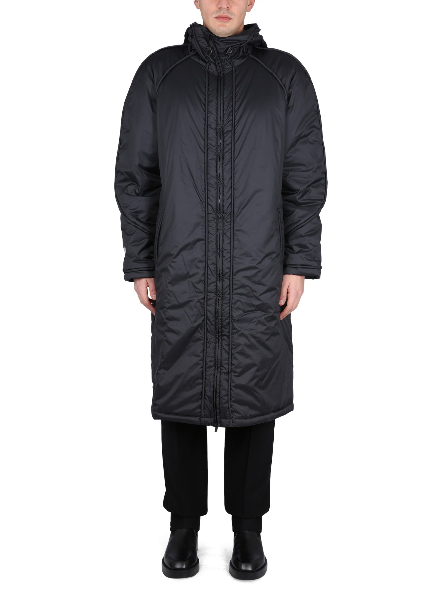 Shop Mcq By Alexander Mcqueen Tech Duvet Coat In Black