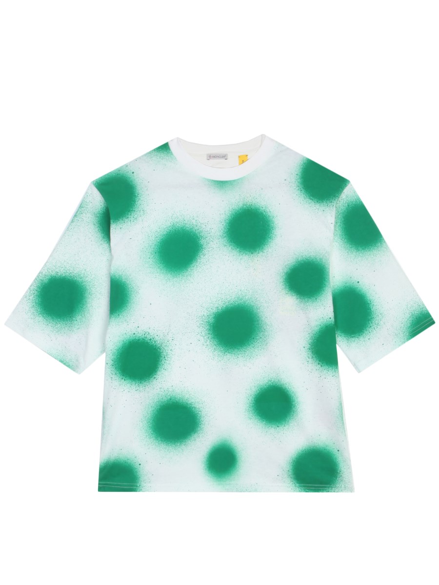 MONCLER GENIUS T-SHIRT IN JERSEY DI COTONE CON STAMPA ALL OVER 1 MONCLER JW ANDERSON