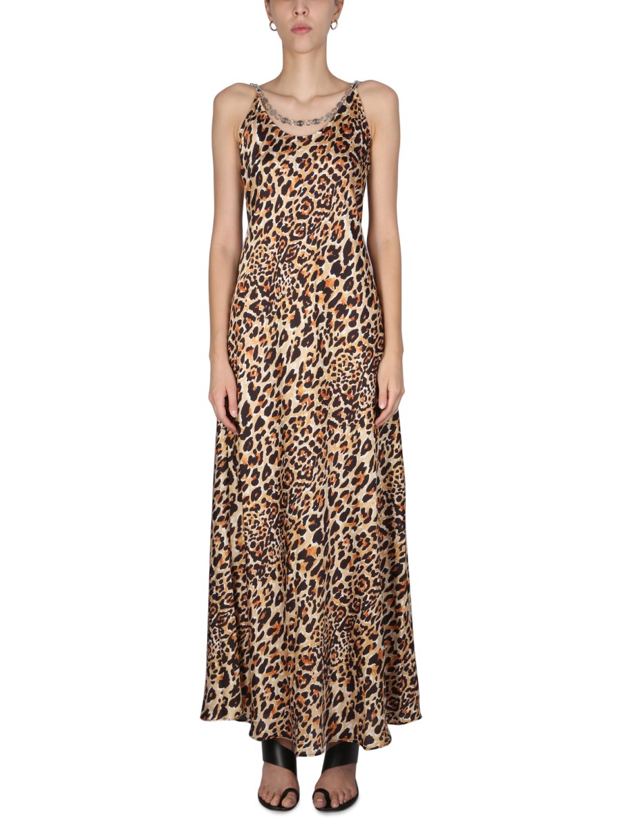 PACO RABANNE - ANIMAL PRINT LONG DRESS - Eleonora Bonucci