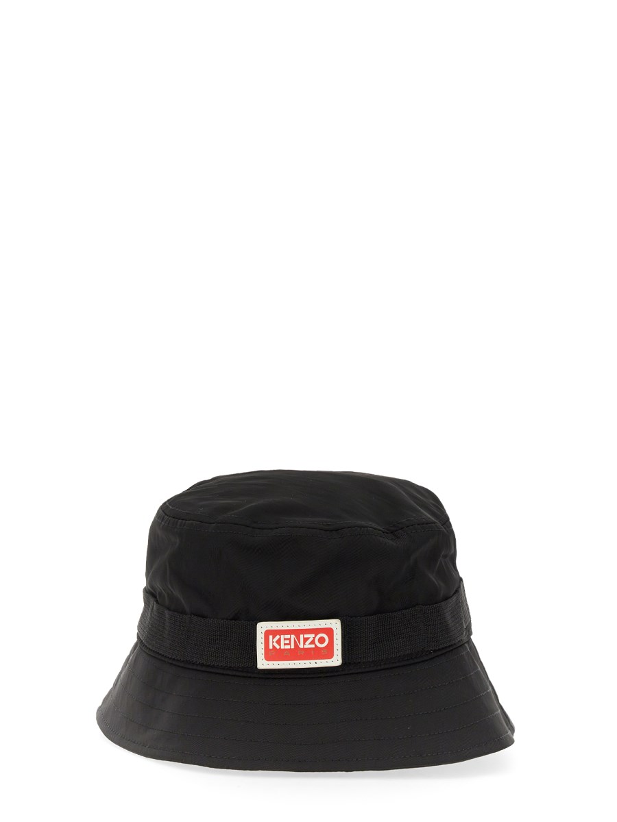 KENZO CAPPELLO BUCKET IN NYLON CON LOGO