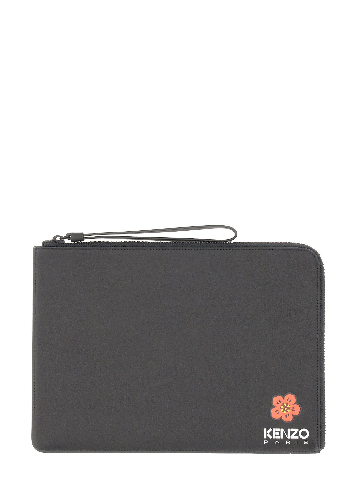 Boke Flower Clutch Bag In Black