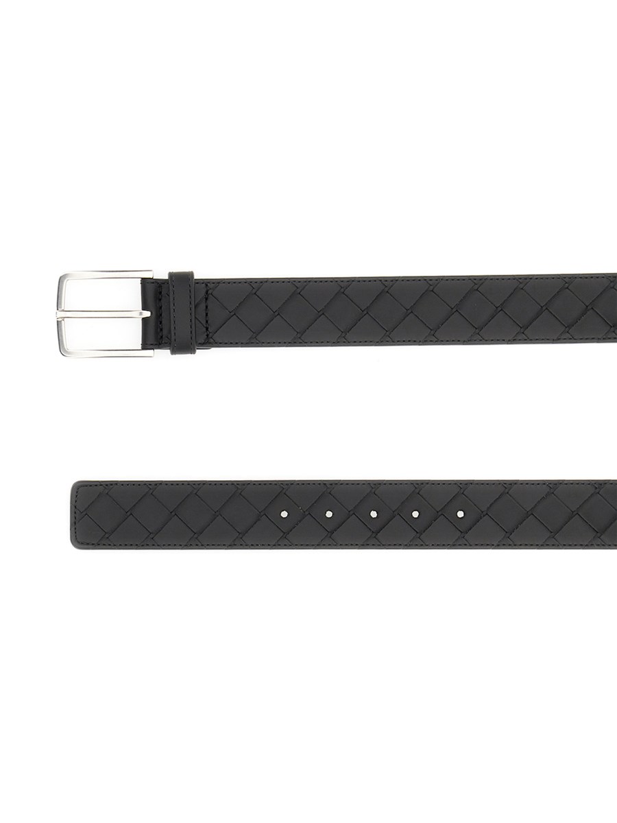 Bottega Veneta Reversible Woven Belt – www.