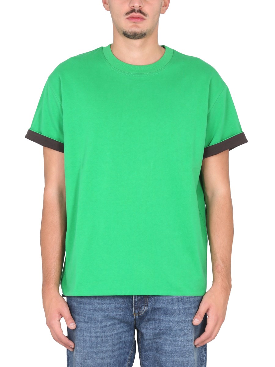 BOTTEGA VENETA Layered cotton-jersey T-shirt