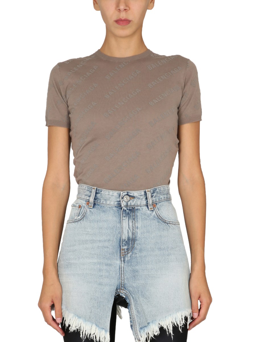 balenciaga crop top shirt