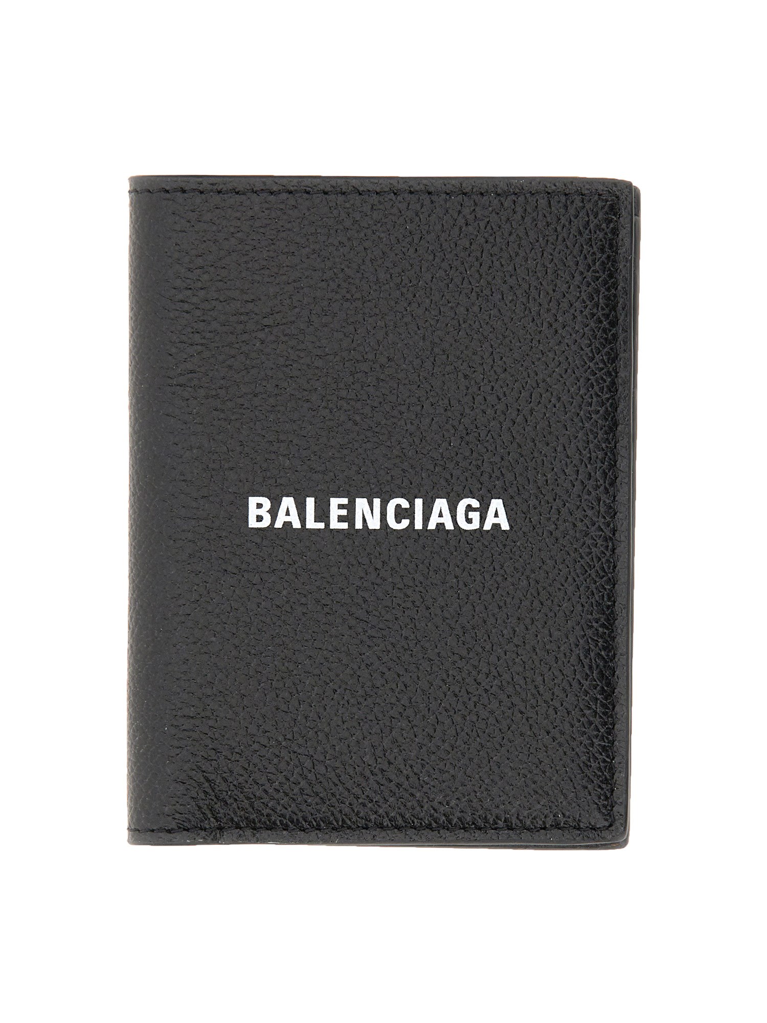 balenciaga vertical wallet with logo