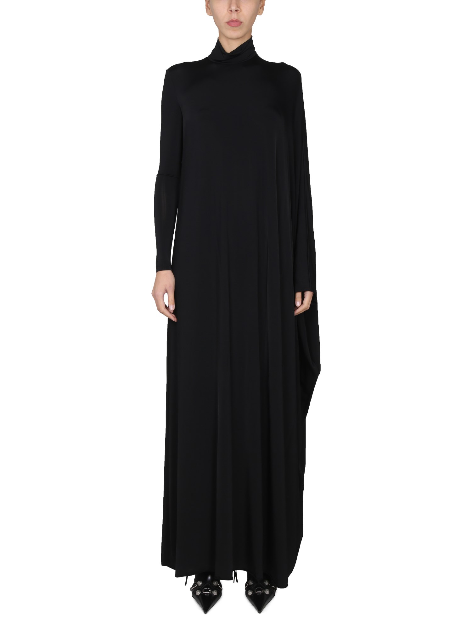 balenciaga minimal maxi dress