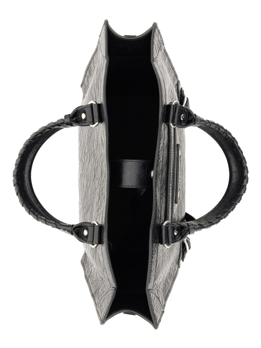 BALENCIAGA - NEO CLASSIC UPSIDE DOWN MEDIUM LEATHER BAG