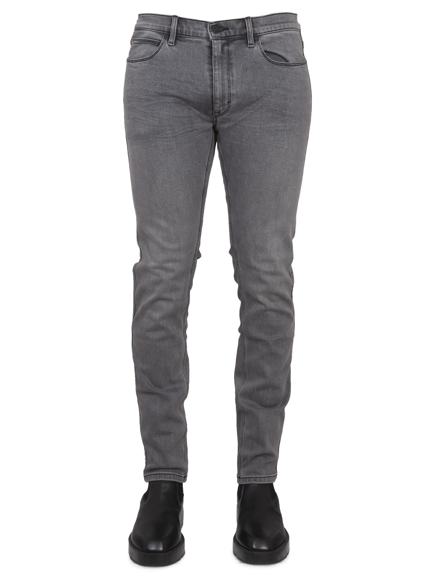 Hugo Slim Fit Jeans In Grey