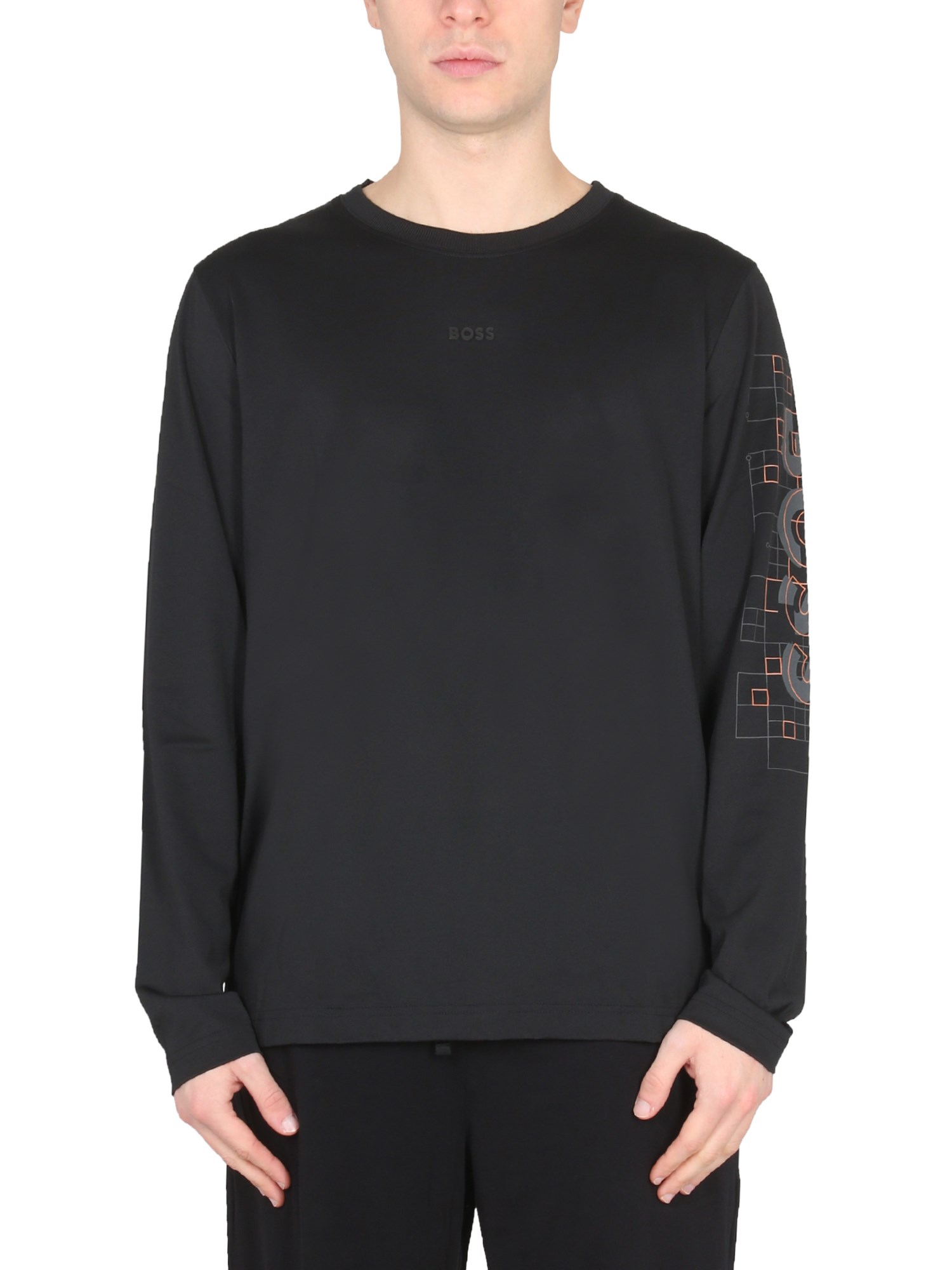 boss t-shirt con logo